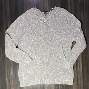 Torrid V-Neck Sweater Criss Cross Plus Size Knit Pullover Top‎ Size 3